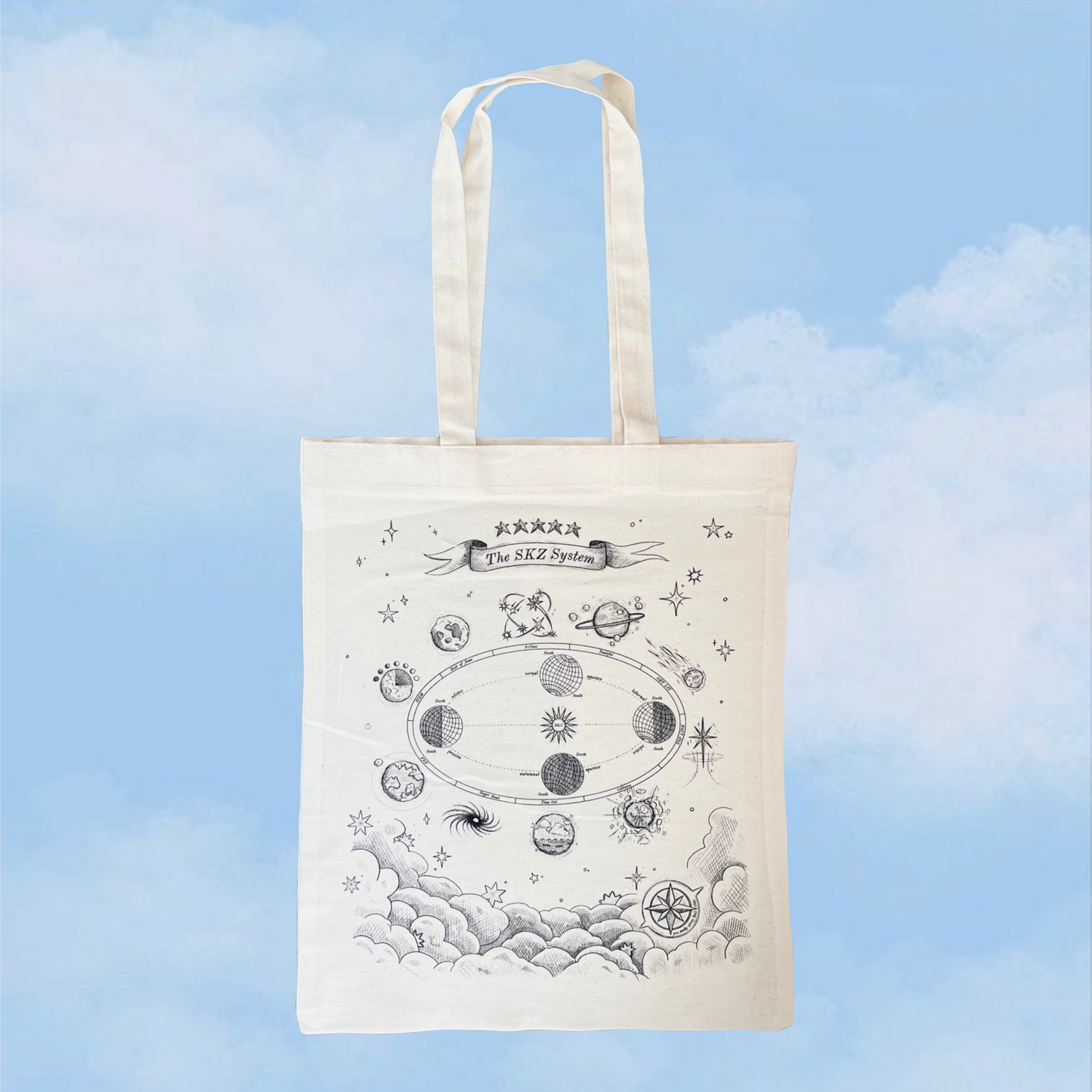 The skz system tote bag